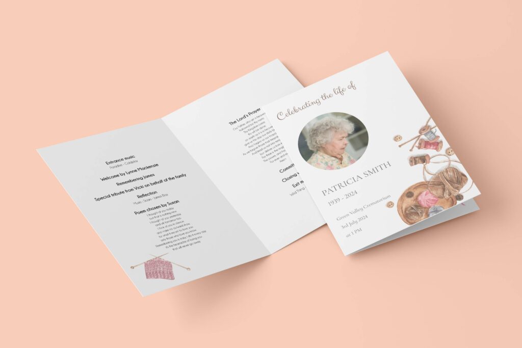 Funeral order of service ideas