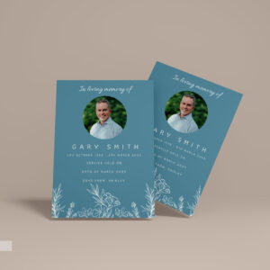 Modern funeral order of service