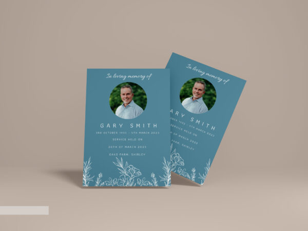 Modern funeral order of service