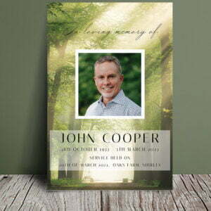 Forest order of service 055 - Template Design