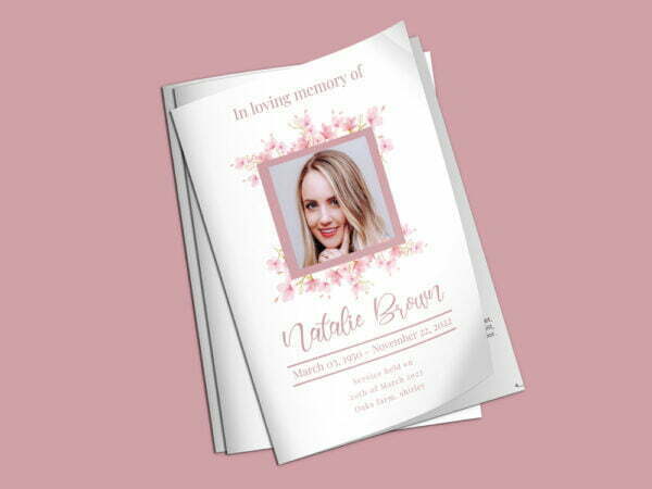 Funeral Order of Service Program Booklets
