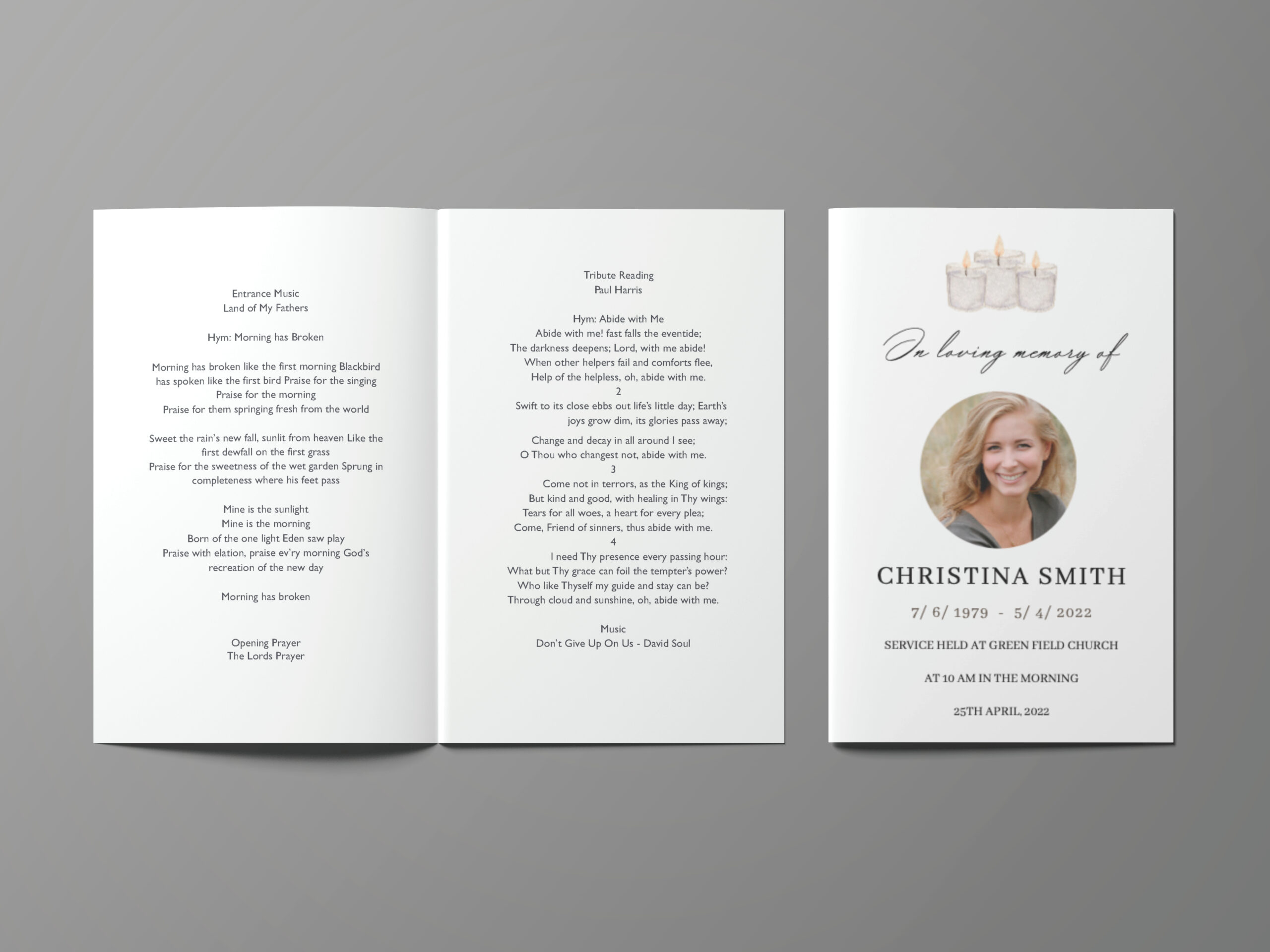 Top 18 funeral poems for order of service