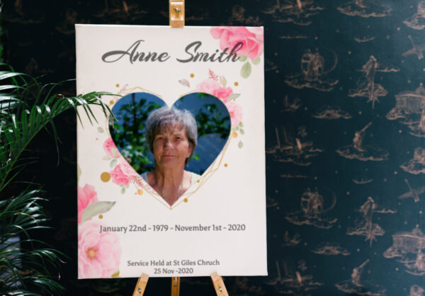 funeral memory board