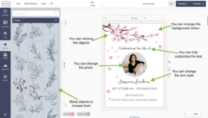 Create funeral order of service