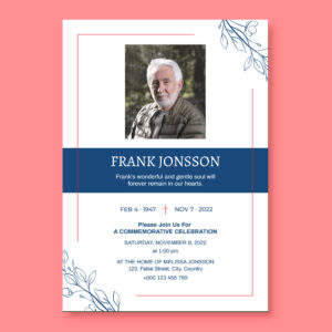 Funeral booklet