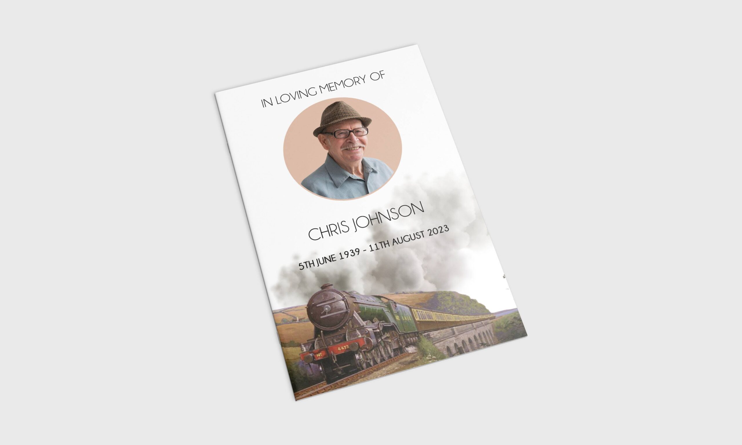 Beautiful templates for funeral order of service, 2025