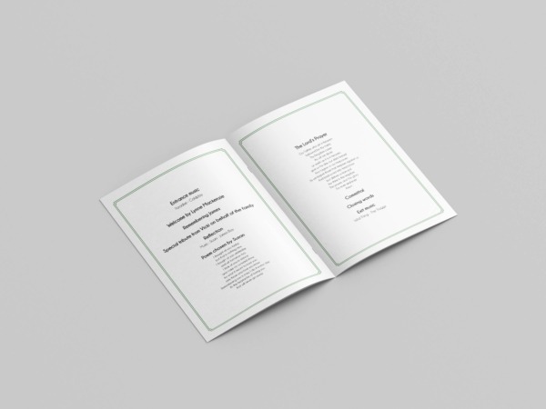 Jamaican funeral order of service template 125 - Image 3
