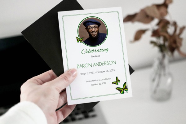 Jamaican funeral order of service template 125 - Image 6