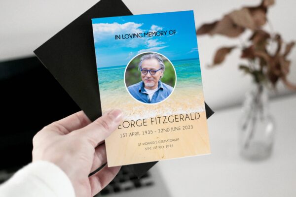 Beach funeral order of service template 128 - Image 6