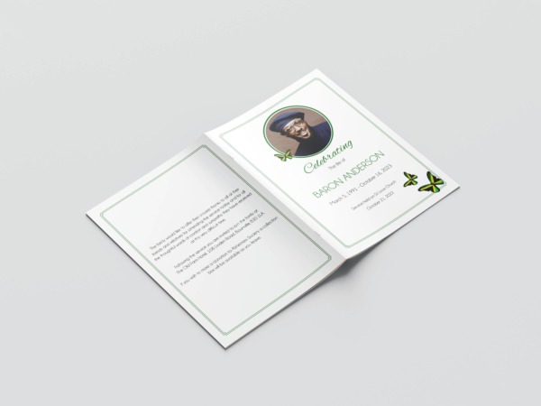 Jamaican funeral order of service template 125 - Image 5