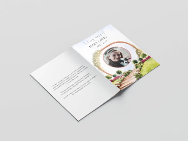 In heaven funeral order of service template 145 - Image 2