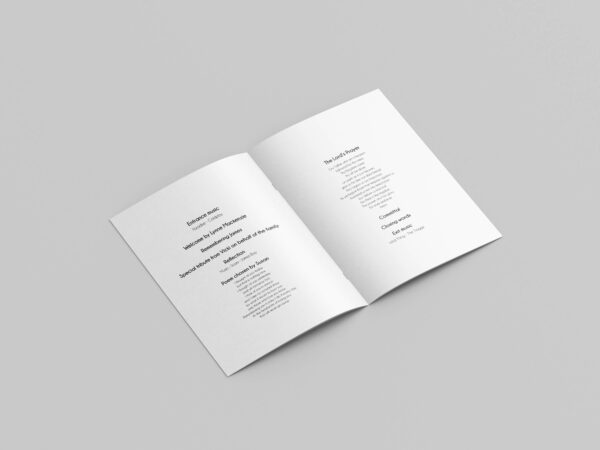 In heaven funeral order of service template 145 - Image 4