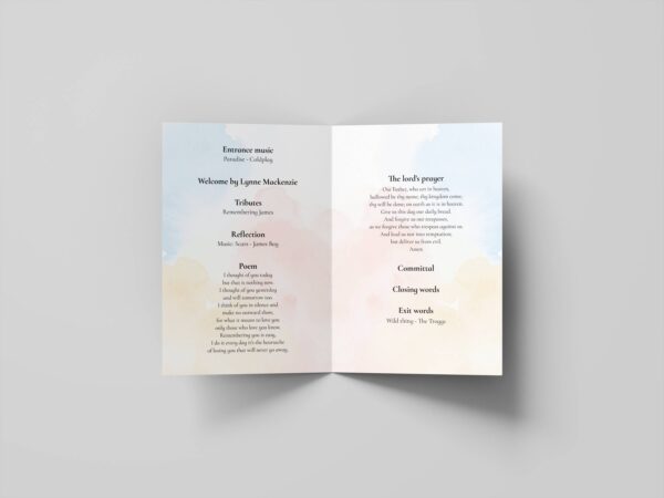 Gardening Funeral Order of Service Template 163 - Image 4