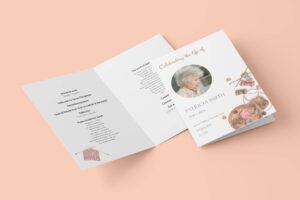 Funeral Order of Service Template for Mothers