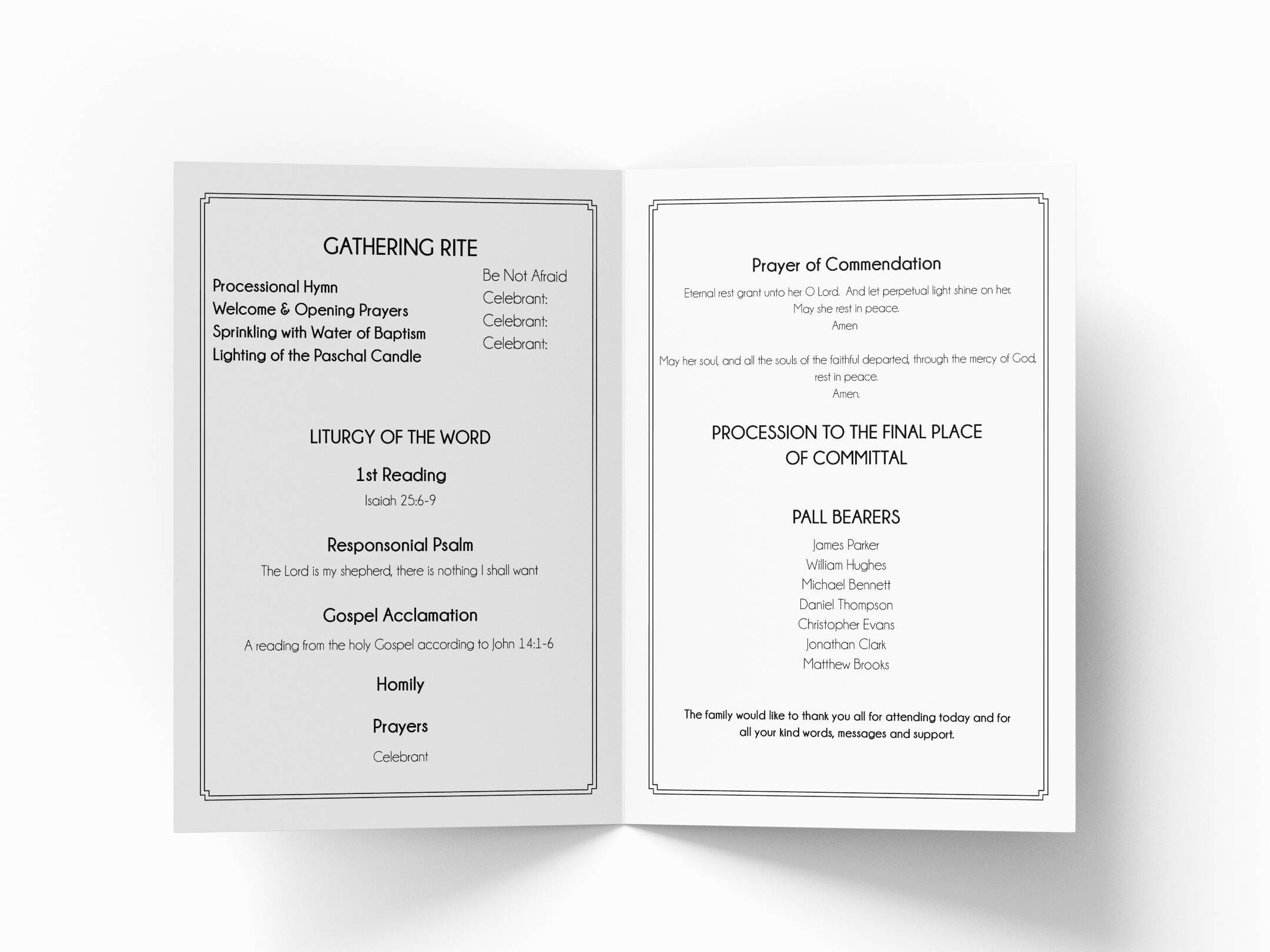 First Time Creating a Funeral Order of Service? We Make It Easy for You