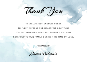 007 - Free Funeral Order of Service Template