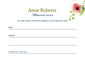 018 - Free Funeral Order of Service Template