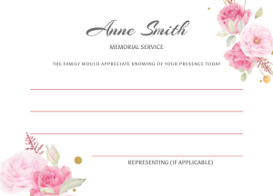 019 - Free Funeral Order of Service Template