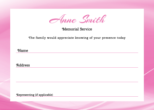 024 - Free Funeral Order of Service Template