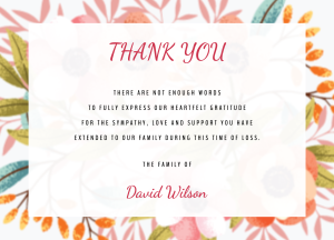 006 - Free Funeral Order of Service Template