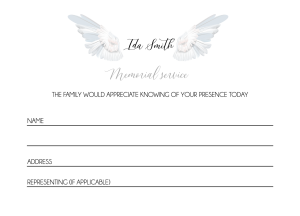 031 - Free Funeral Order of Service Template