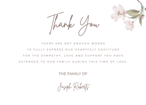 030 - Free Funeral Order of Service Template
