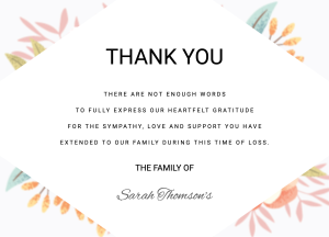 008 - Free Funeral Order of Service Template