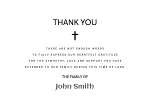 023 - Free Funeral Order of Service Template