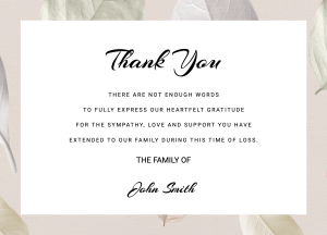 014 - Free Funeral Order of Service Template