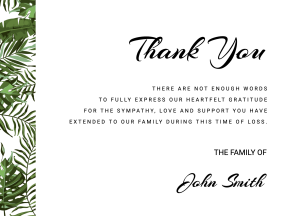 016 - Free Funeral Order of Service Template